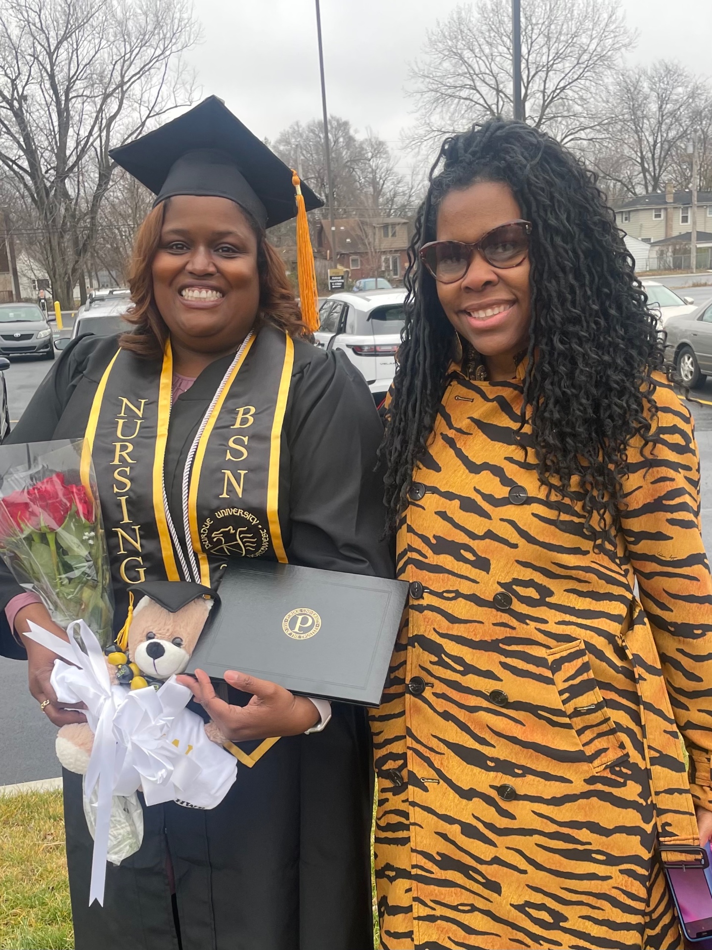 Your VIP Box founders celebrating a graduation milestone together